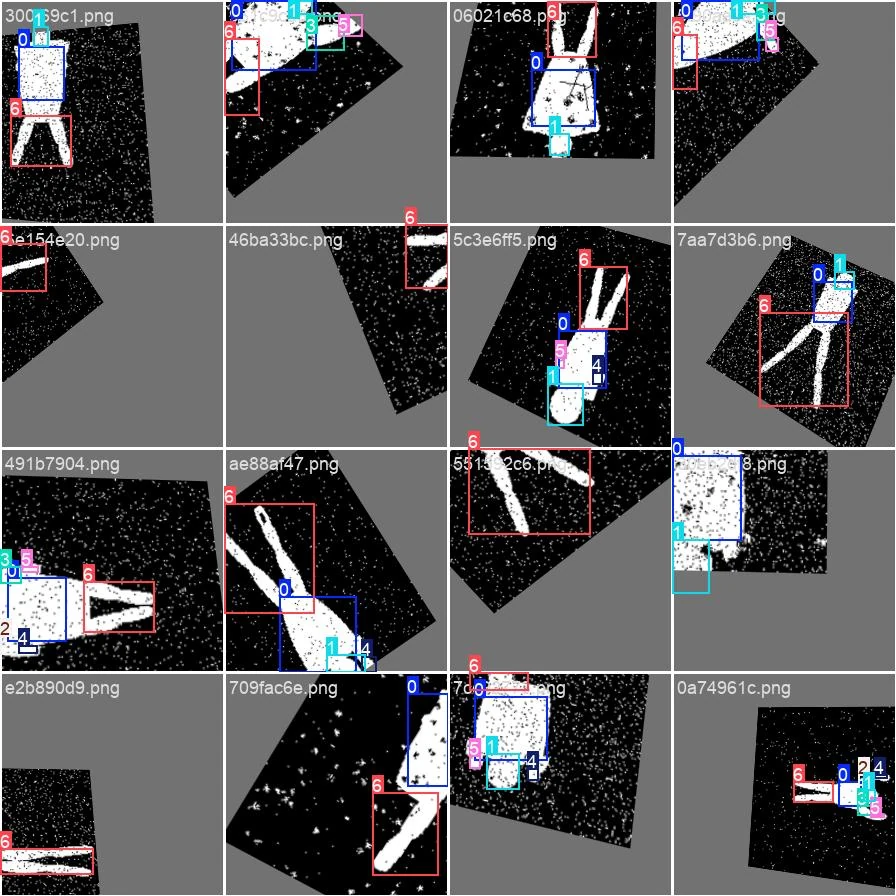 Training grid object detection